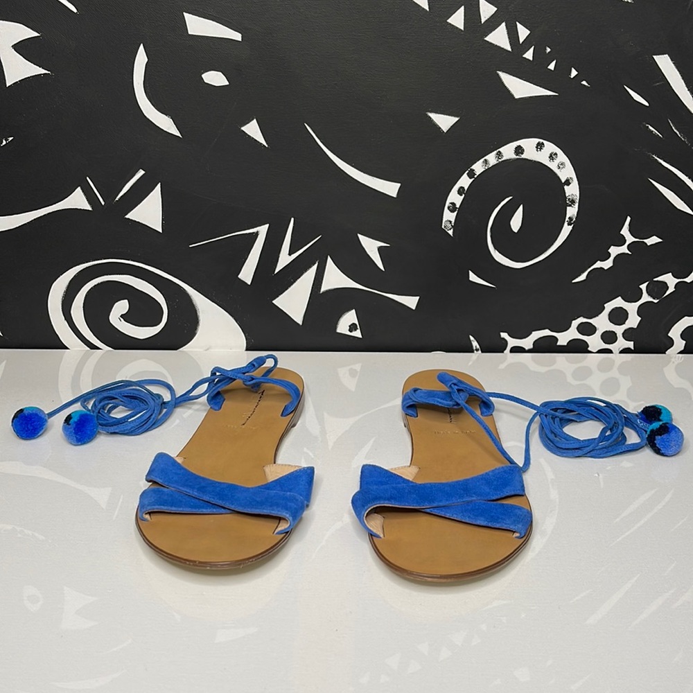 J.Crew; Sandals; Size 7; Color: Blue